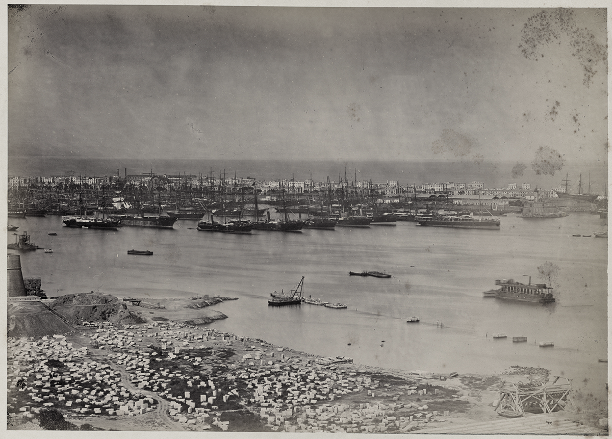 6. Jules Ainaud Barcelona. Vista panoràmica de Barcelona, des de Montjuïc, 1872  Barcelona. Vista panorámica de Barcelona, desde Montjuic  Arxiu Fotogràfic de Barcelona