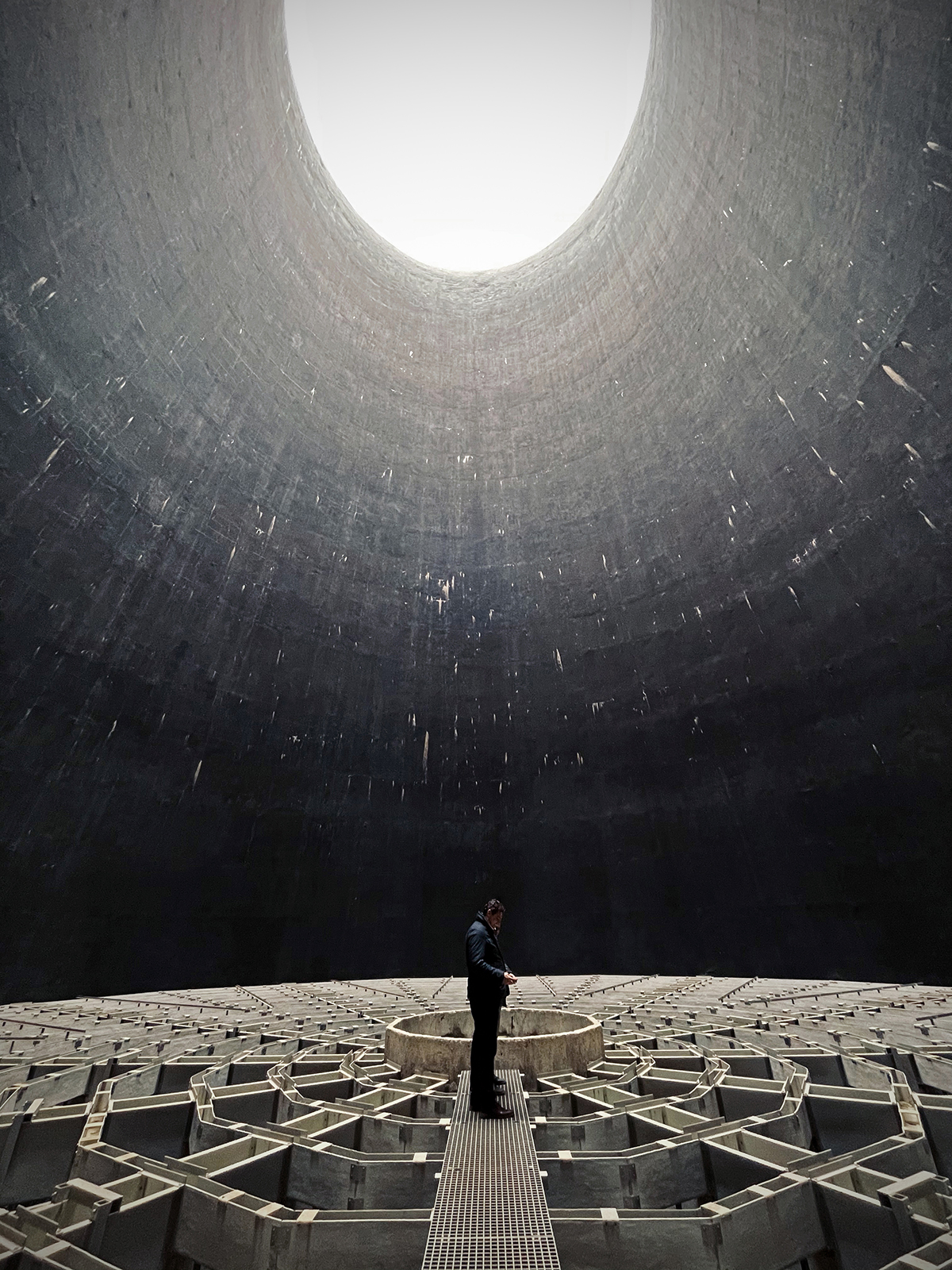 The former general director of Misr Spinning and Weaving Company stands inside one of the four power plant stations of the company on Jan 13,2021, El Mehalla El Kobra, Egypt.