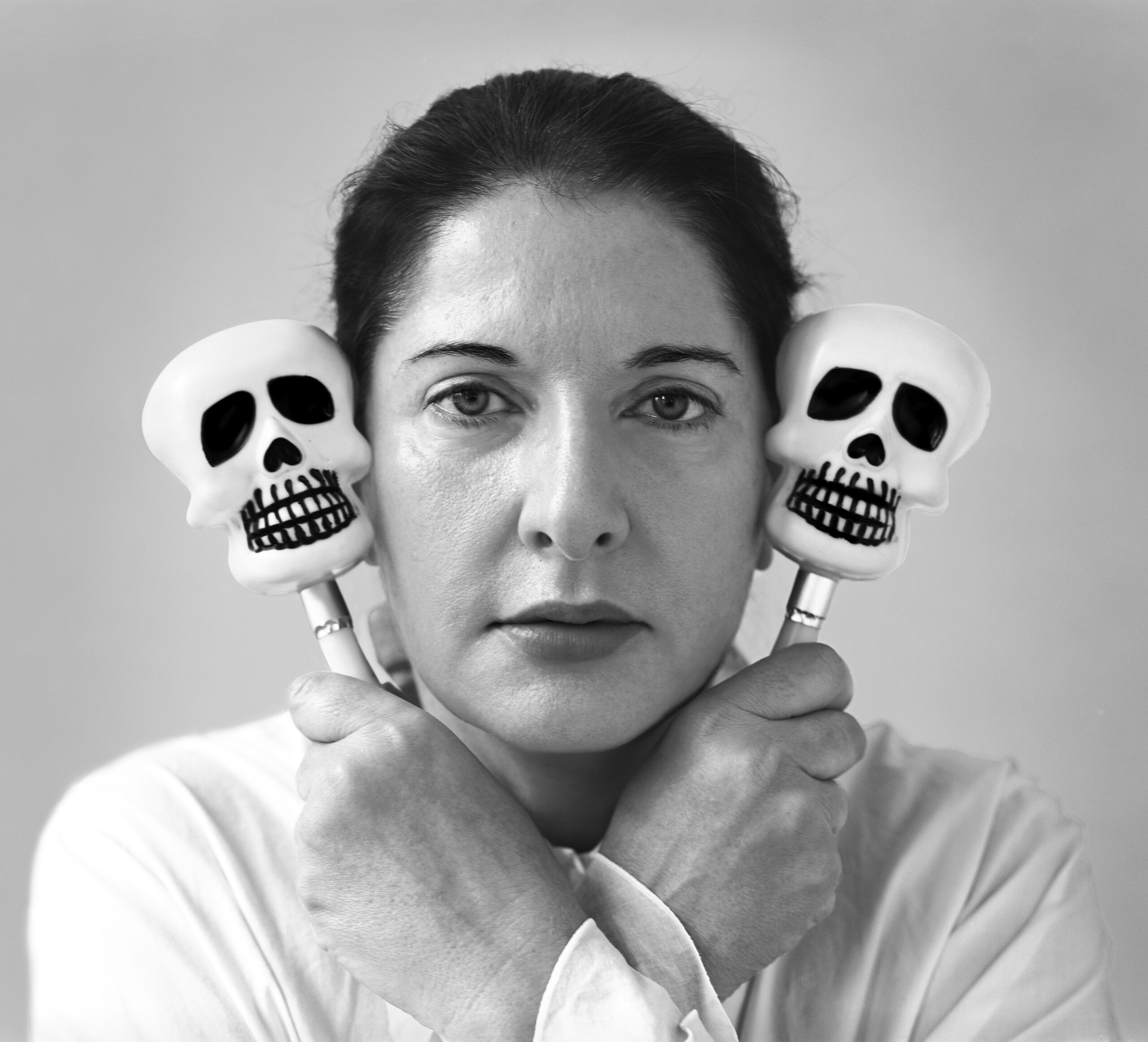 Marina AbramovićBanging the Skull, 2005© Marina Abramović,Courtesy of the MarinaAbramović Archives