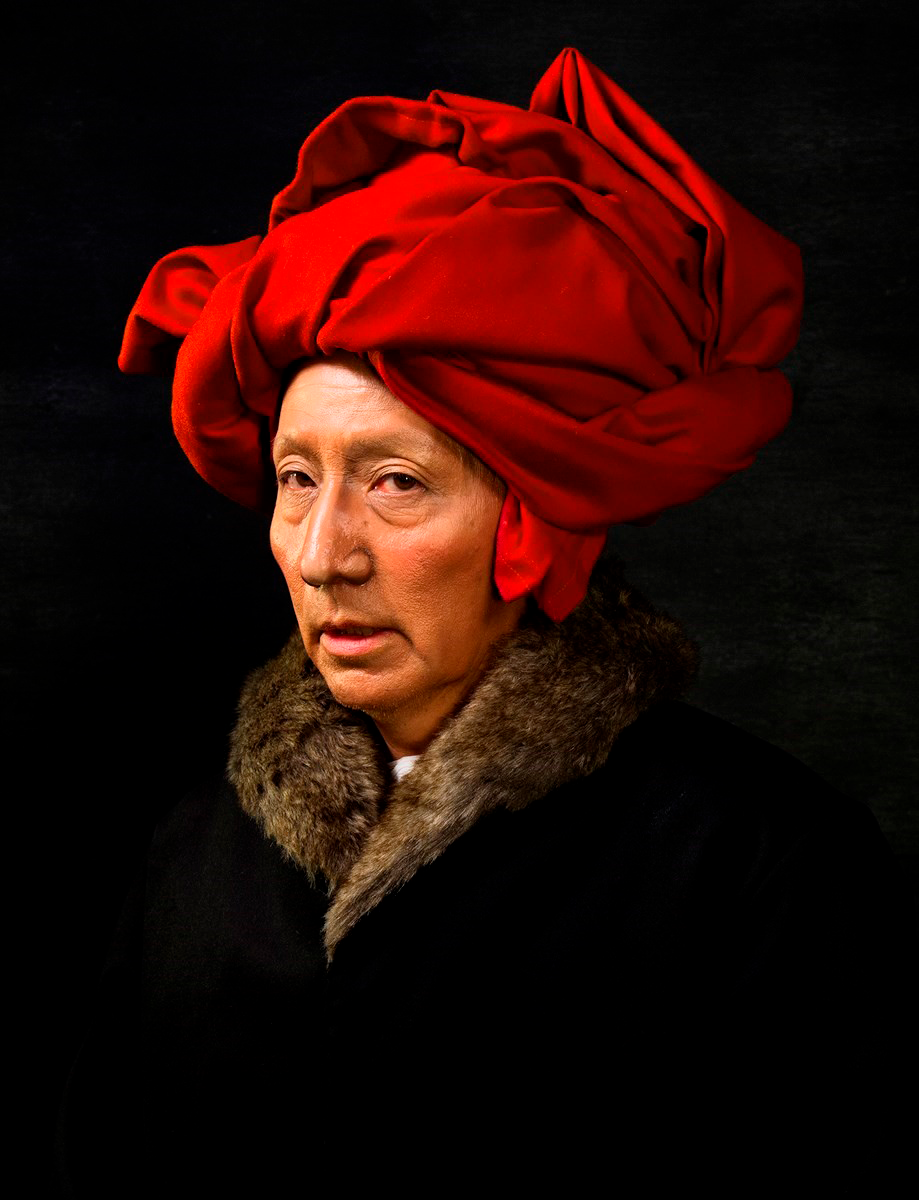 JUANA DE AIZPURU Yasumasa Morimura Van Eyck in a Red Turban, 2016 © YASUMASA MORIMURA